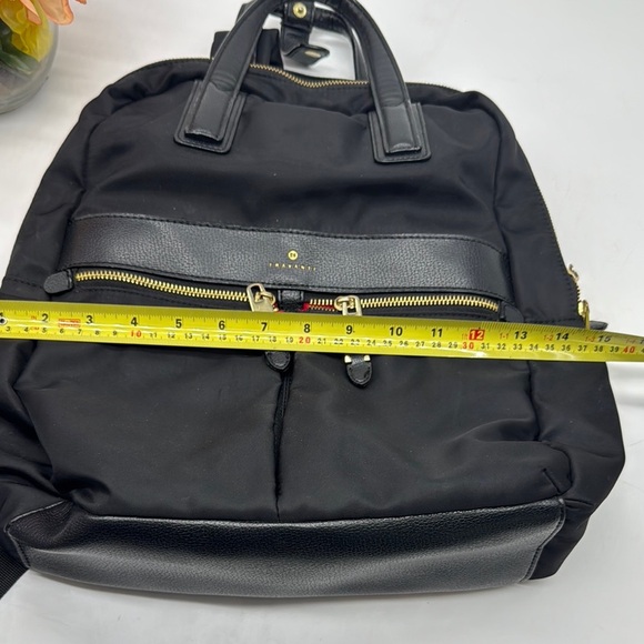 Travanti Black Nylon Lightweight Travel Computer Backpack TOT7890B